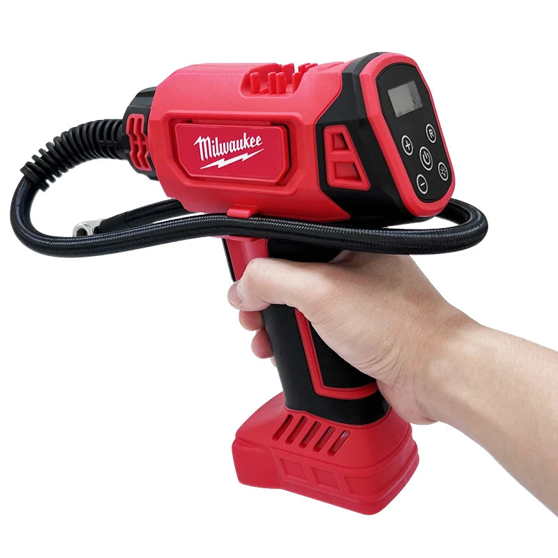 Milwaukee 18V Battery Electric Air Pump Cordless Car Tire Automatic Inflator Handheld Air Compressor Power Tools