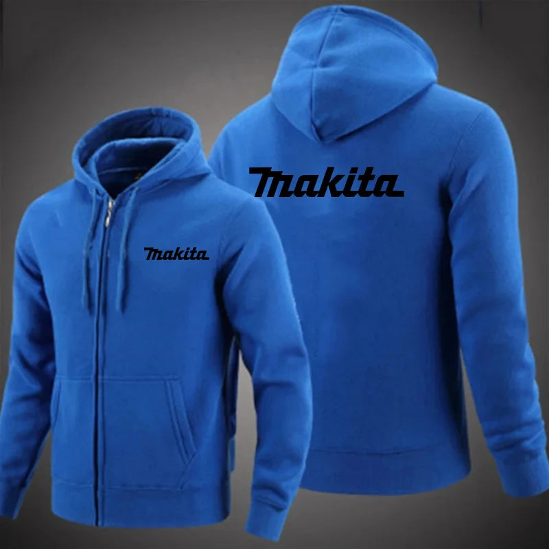 Makita Unisex Zipped Hooded Jacket
