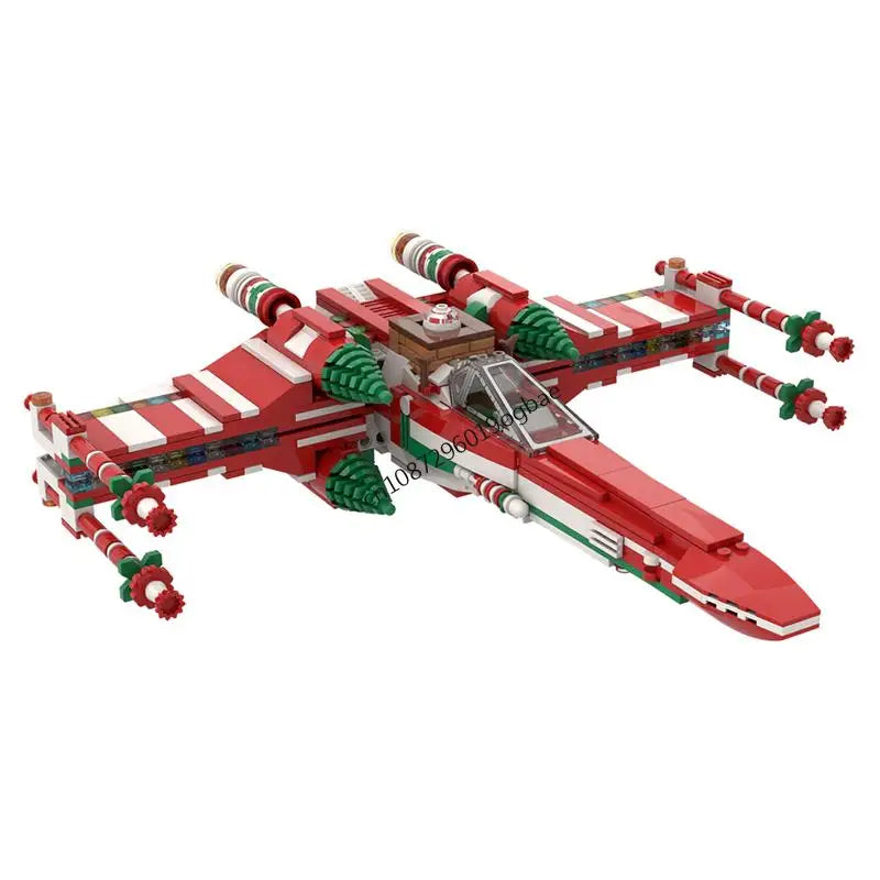 Star Wars JV NEW 733PCS star battle Movie MOC X-Wing space fighter model DIY creative ideas Christmas Child Toy Assembly Puzzle birthday Gift