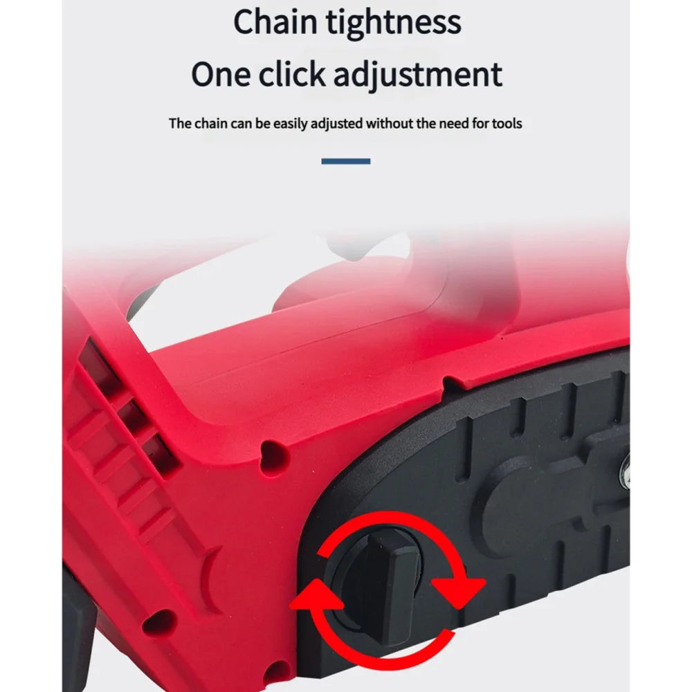 Milwaukee compatible 18V JV 12 Inch Cordless Chainsaw Handheld Garden Electric Chain Saw for Tree Branch Wood Cutting For Milwaukee M18 Battery