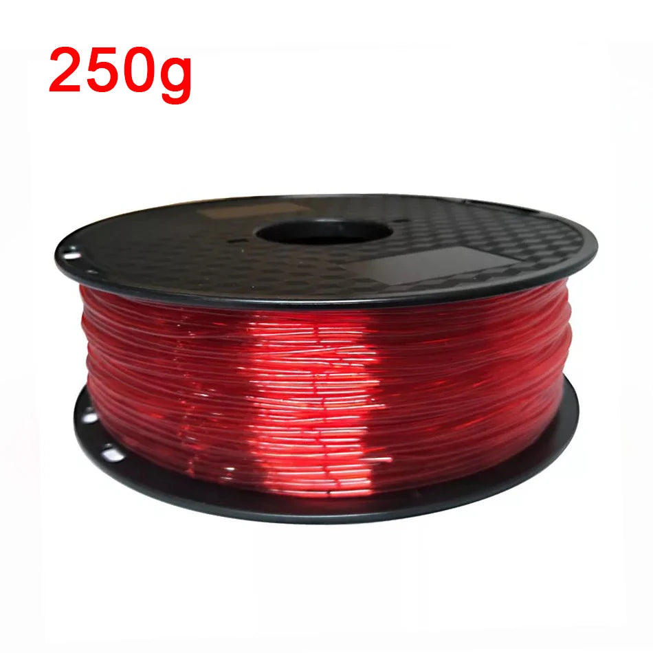 3D Printing JV 1.75mm Flexible TPU 3D Printing Filament No Bubble Non-toxic Sublimation 3D Printer Plastic Material TPU Filament 0.5KG/0.25KG