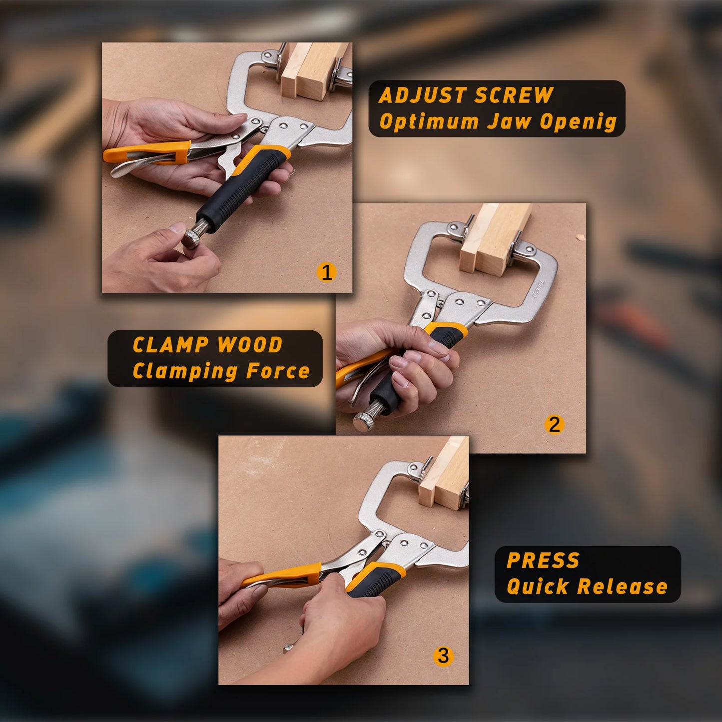 Tolesa 6" Jig Clamps – A7FC1612 &amp; A7FC1611