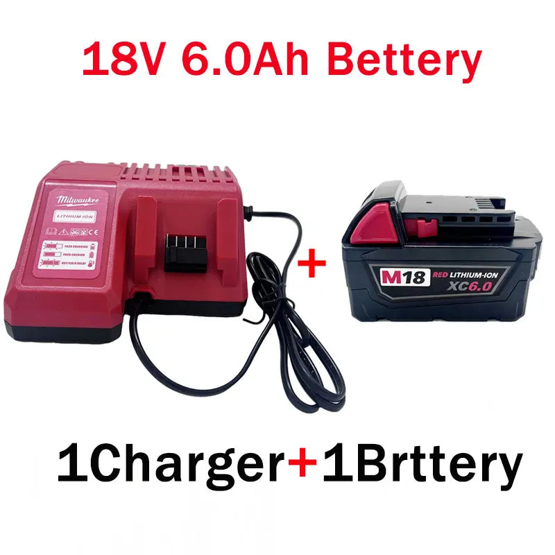 Milwaukee 18V TBW 6-inch mini–Chain Saw Mini Cordless Electric Saw Handheld Garden Logging Chainsaw Wood Cutting Power Tool For 18V Battery