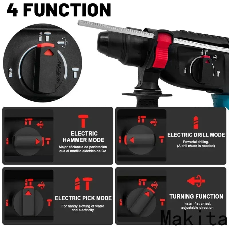 Makita 18V 26MM Brushless Hammer Drill