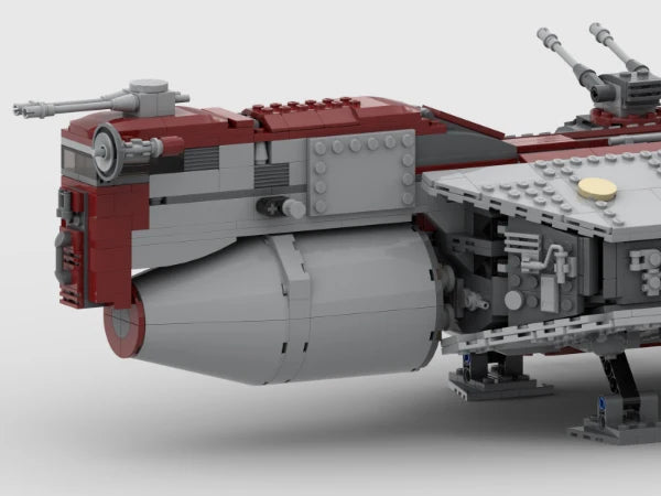 Star Wars JV 1755PCS star battle Movie Series MOC UCS C70 Frigate Model DIY creative ideas Child Toy Assembly Puzzle Birthday Gift MOC-7964