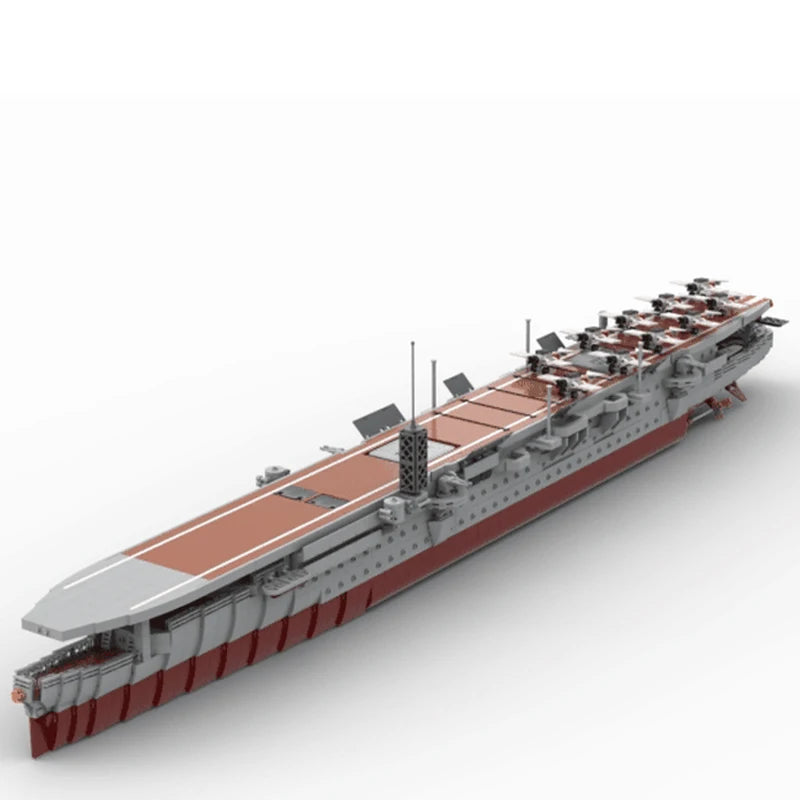 Zuiho JV 3626PCS WW2 Military MOC Zuiho light aircraft carrier warship Model DIY creative ideas high-tech Child Toy Assembly Puzzle Gift