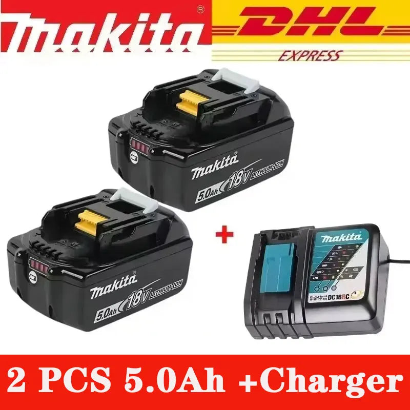 Makita Original 18V 5.0ah, 6.0ah and 9.0ah battery and charger Combo