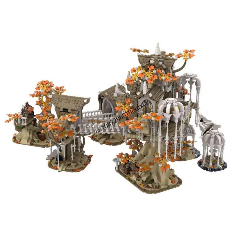 Lord of the rings JV NEW 3830PCS Lording of The Rings Movie MOC UCS Lothlorien Model DIY creative ideas Child Toy Assembly Puzzle birthday Gift