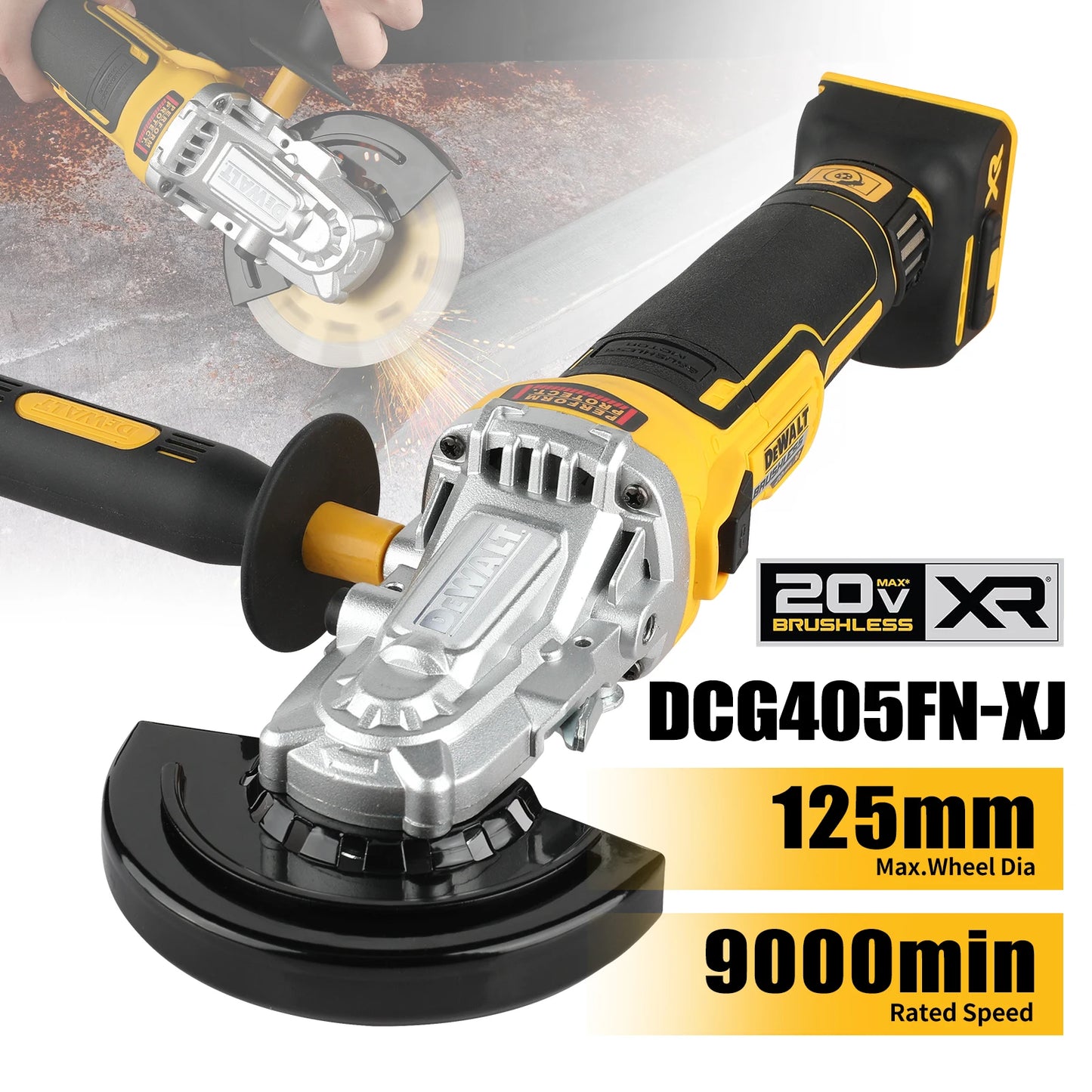 DeWalt 20v brushless DCF880, DCG405 Combo- Combination kit (Tools only with bag)