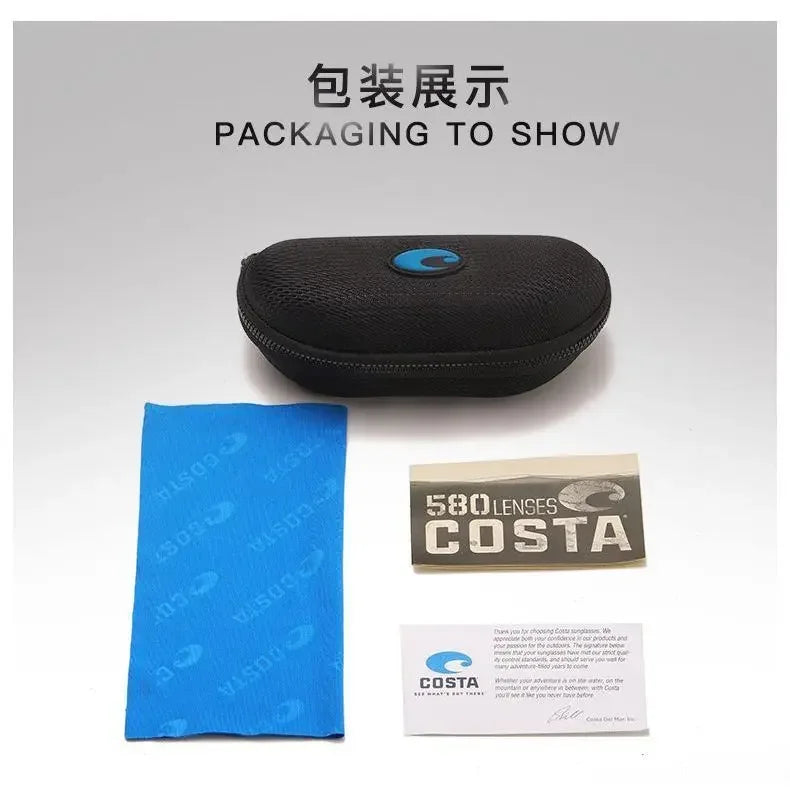 COSTA Brand New JV Square Sunglasses Women Men High Quality Glasses Outdoor Riding Fishing Sun Glasses Retro Shades Uv400