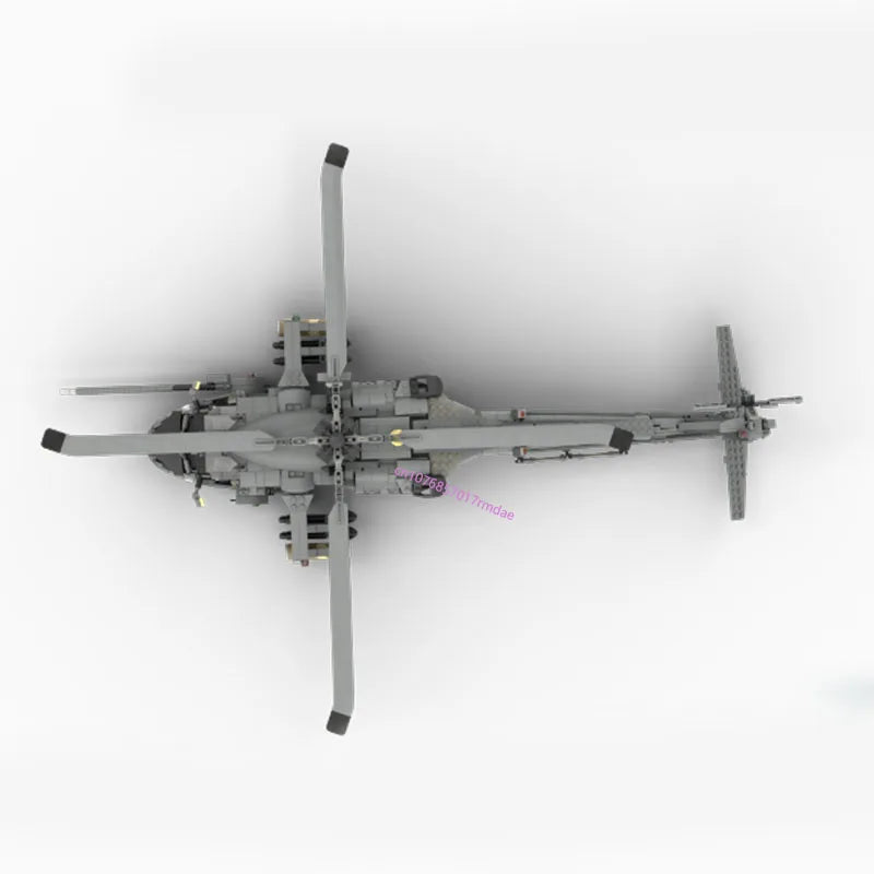 Black hawk JV NEW 1547PCS WW2 Military MOC US MH-60L Black Hawk helicopter Model DIY creative ideas Fighter Plane ChildToy AssemblyPuzzle Gift