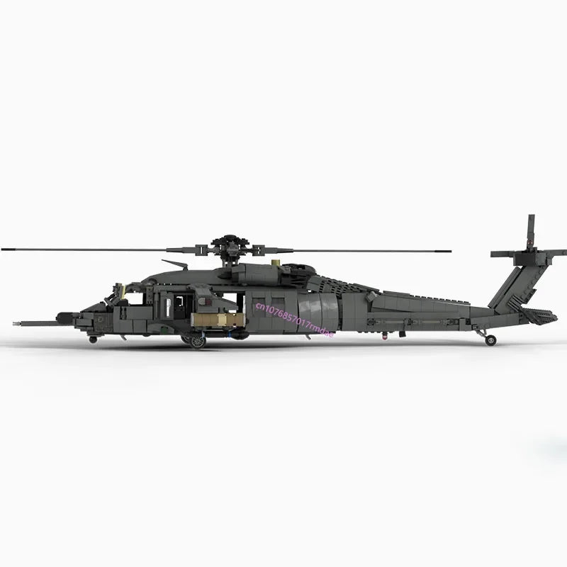 Black hawk JV NEW 1547PCS WW2 Military MOC US MH-60L Black Hawk helicopter Model DIY creative ideas Fighter Plane ChildToy AssemblyPuzzle Gift