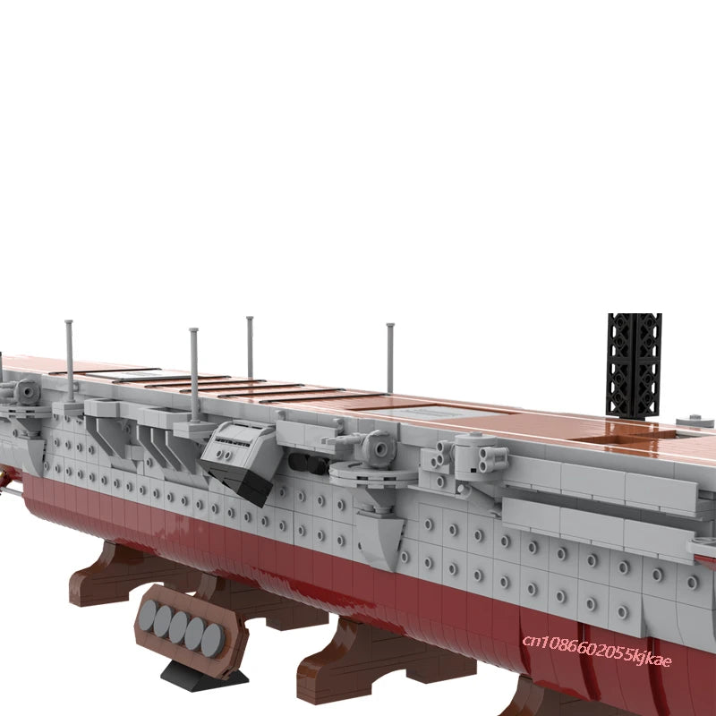 Zuiho JV 3626PCS WW2 Military MOC Zuiho light aircraft carrier warship Model DIY creative ideas high-tech Child Toy Assembly Puzzle Gift