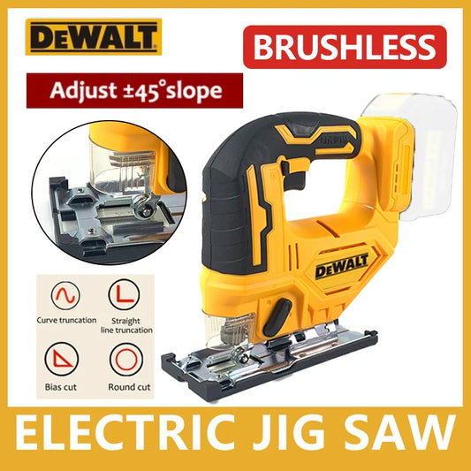 Dewalt Brushless Curve Saw 20V Cordless Electric Jig Saw Portable Multifunction Adjustable Woodworking Power Tool