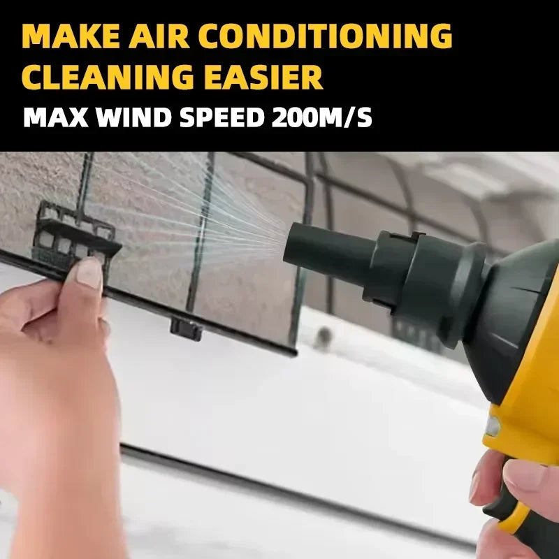Dewalt 18V - 20V Max Cordless Air Blower Brushless Dusting Machine Electric Dust Blower Inflator Handheld Fan For Dewalt 20V Battery