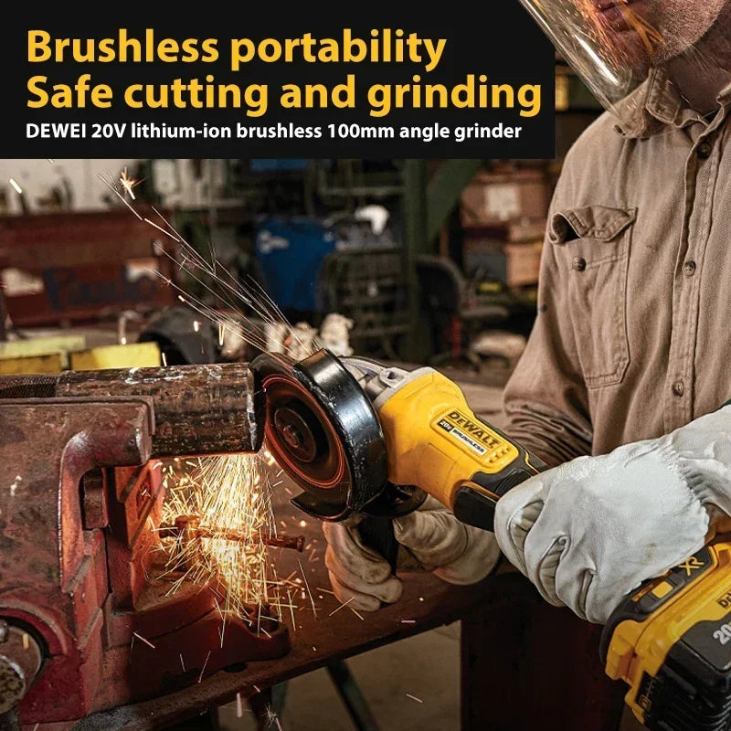 Dewalt DCG405 125/100MM 9000RPM Brushless Angle Grinder Cordless Cutting Machine Impact Polisher Machine For Dewalt 20V Battery