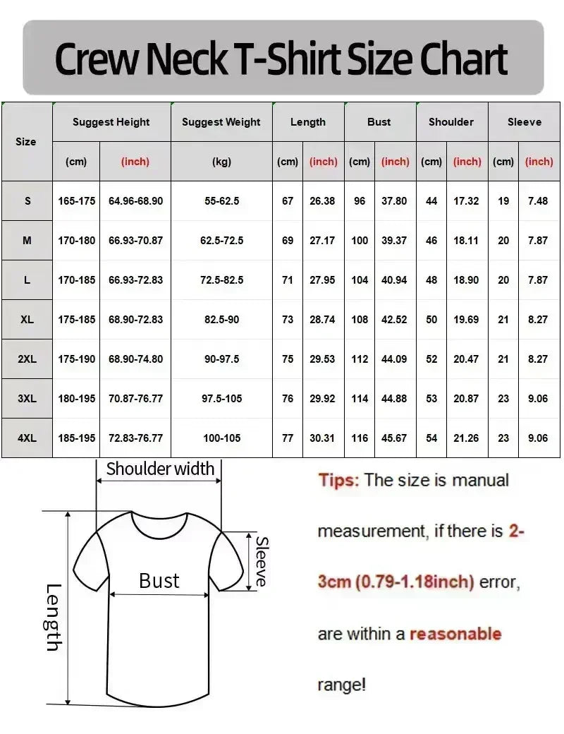 2025 Fashion Tees Men T Shirt Double-sided Casual Oversized Volcom Stone T-shirt Graphic Sports Tops Breathable Streetwear