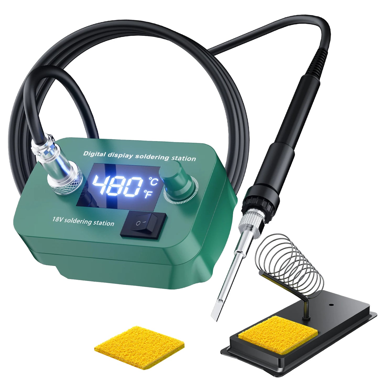 Makita DeWalt Milwaukee Bosch compatible Cordless Soldering lron Temperature Adjustable Electric Welder Kit For DEWALT For Makita For Milwaukee For Bosch 18V Battery
