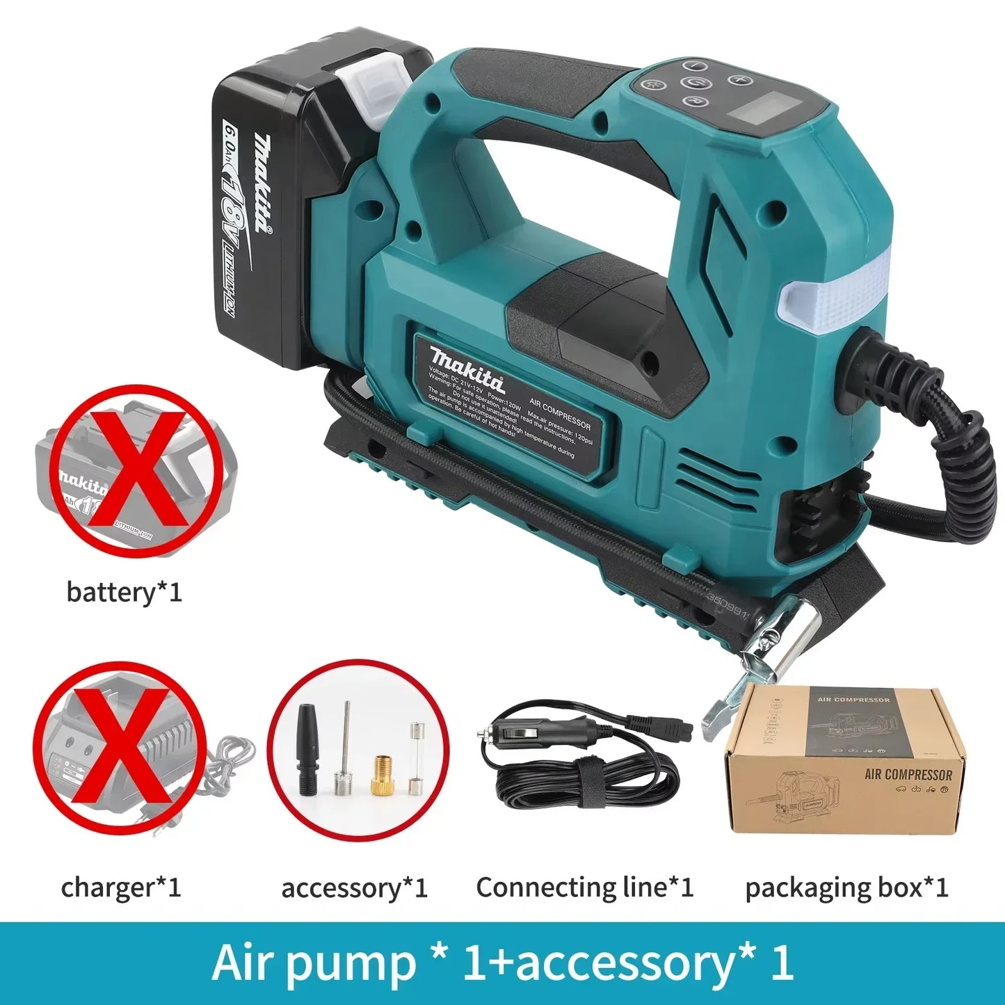 Makita DYS60 18V 161psi Inflator Air Compressor