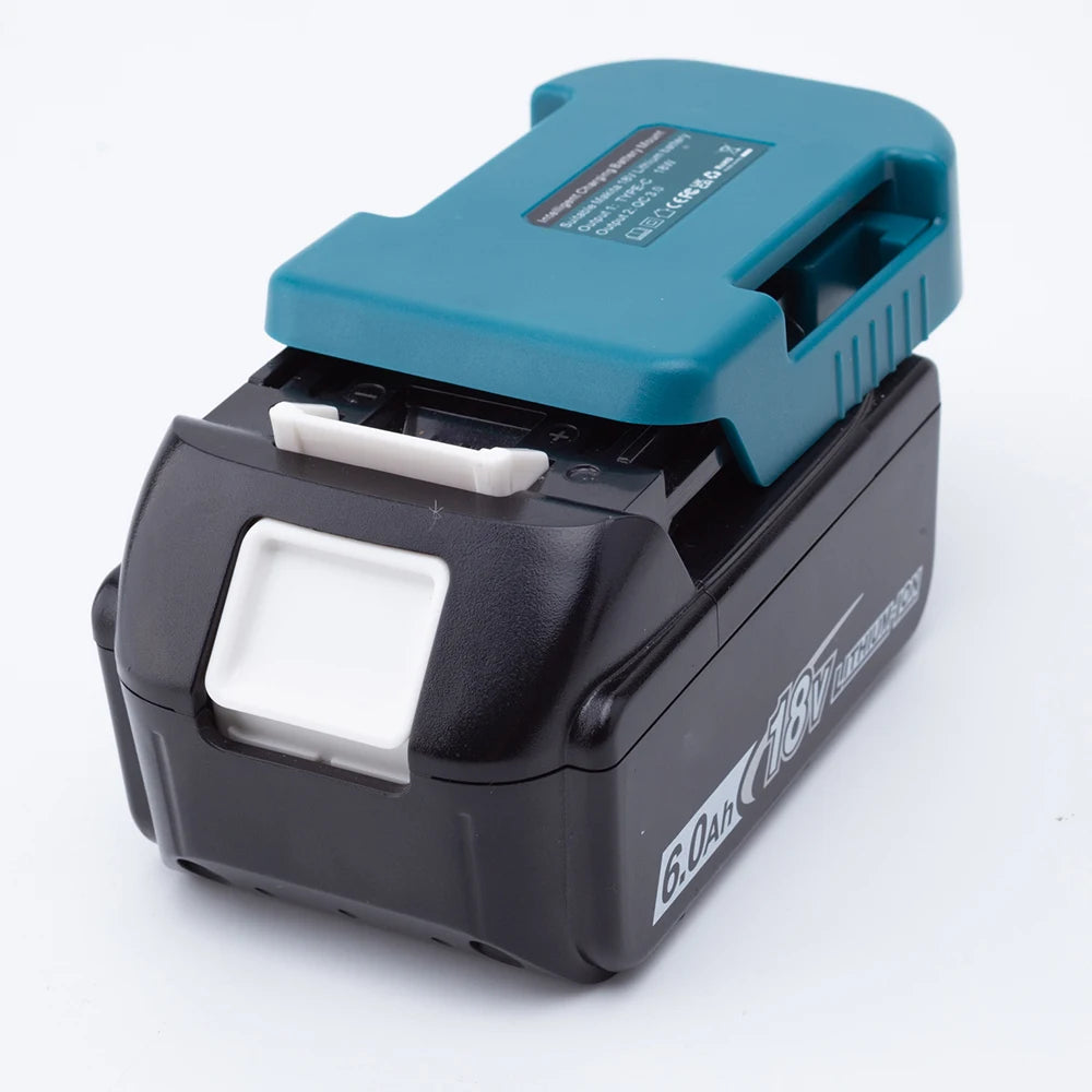 Makita Compatible JV Power Bank Charger For Makita 18V Lithium Battery With USB With Type-C for Laptop Mobile Phone Fast Charging(NO Battery)