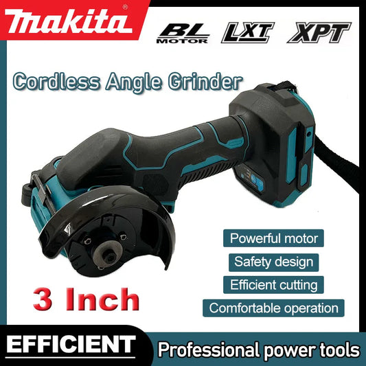 Makita 18V 3-Inch 76mm Cordless Angle Grinder Saw
