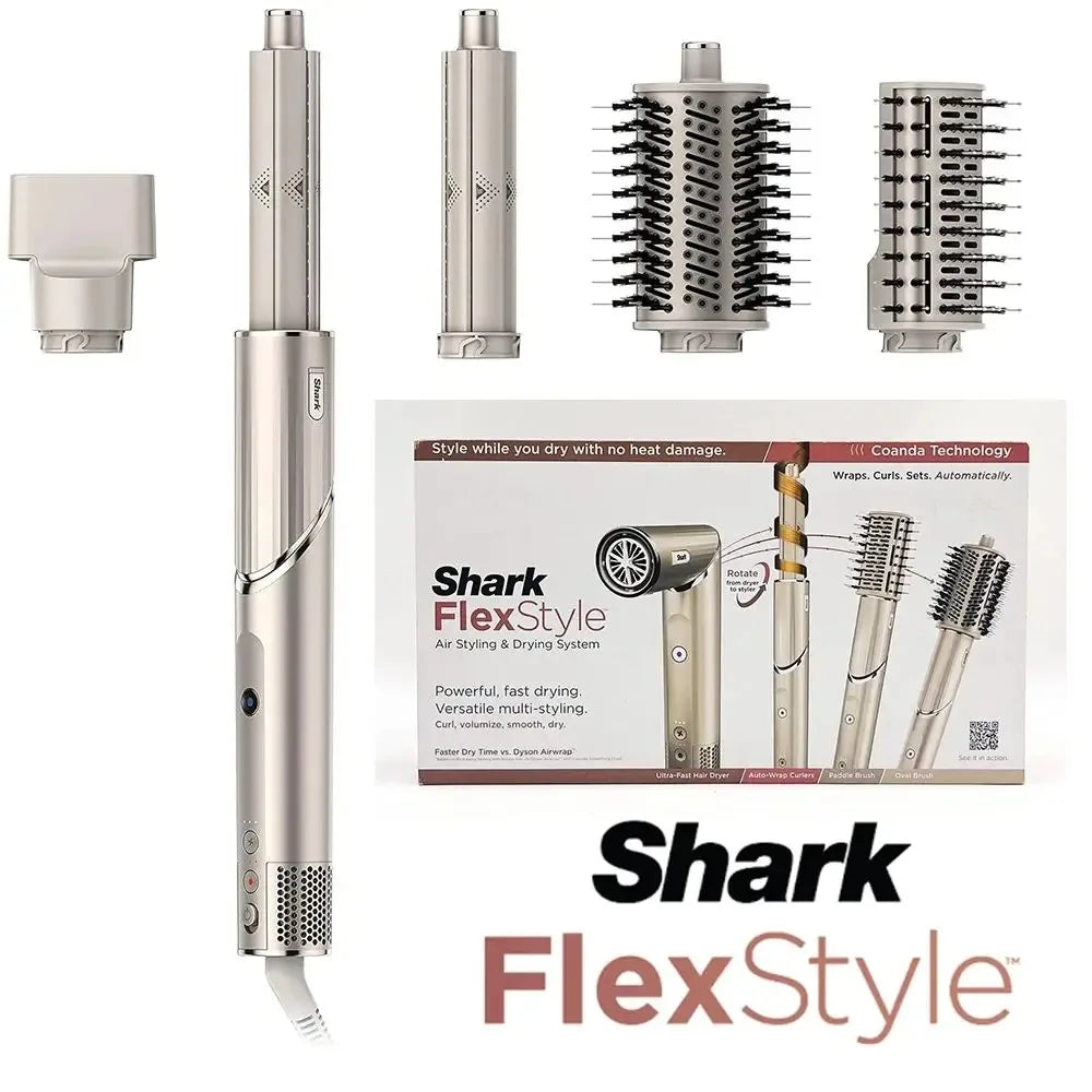 Shark Flexstyle HD430 Negative Ion Hair Dryer 5-in-1 Multi-function Automatic Hair Curler High-speed Hair Dryer