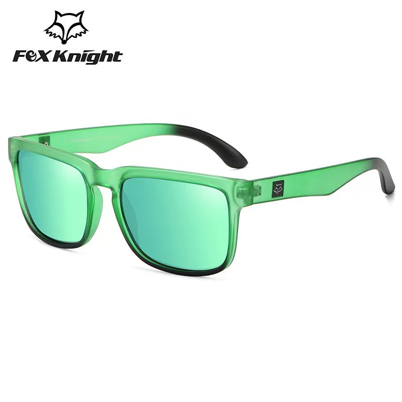 Fox New JV Knight Brand Square Sunglasses Women Men High Quality Glasses Outdoor Riding Fishing Sun Glasses Retro Shades Uv400