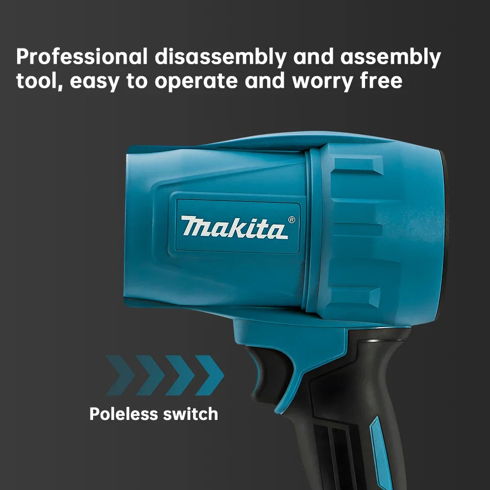Makita UB102 18V Brushless Turbo Fan Blower Electric Handheld Jet Fan for Snow And Leaf Dust Blowing No Battery Included