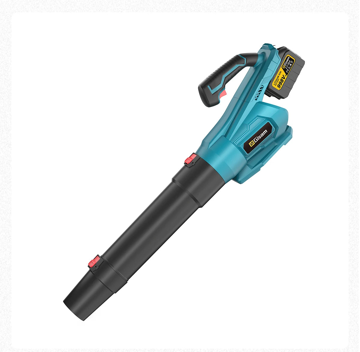 Makita Compatible 18V Gisam 2000W Brushless Electric Air Blower Cordless Leaf Blower Leaves Snow Dust Cleaning Tool Fit For Makita 18V Battery Pins