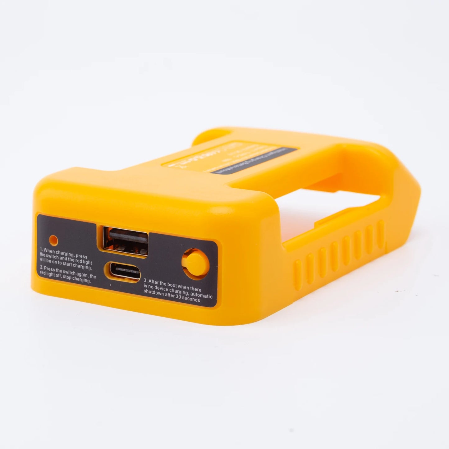 Dewalt Compatible JV Power Bank Charger For DeWalt 18V Lithium Battery With USB With Type-C for Laptop Mobile Phone Fast Charging(NO Battery)