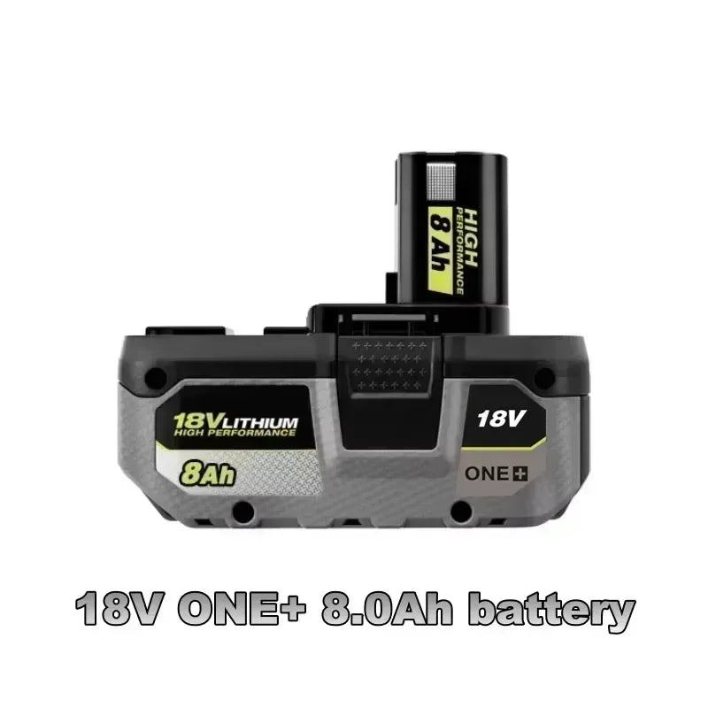 RYOBI ONE+18V 8.0Ah 6.0Ah and 4.0Ah high-performance lithium battery