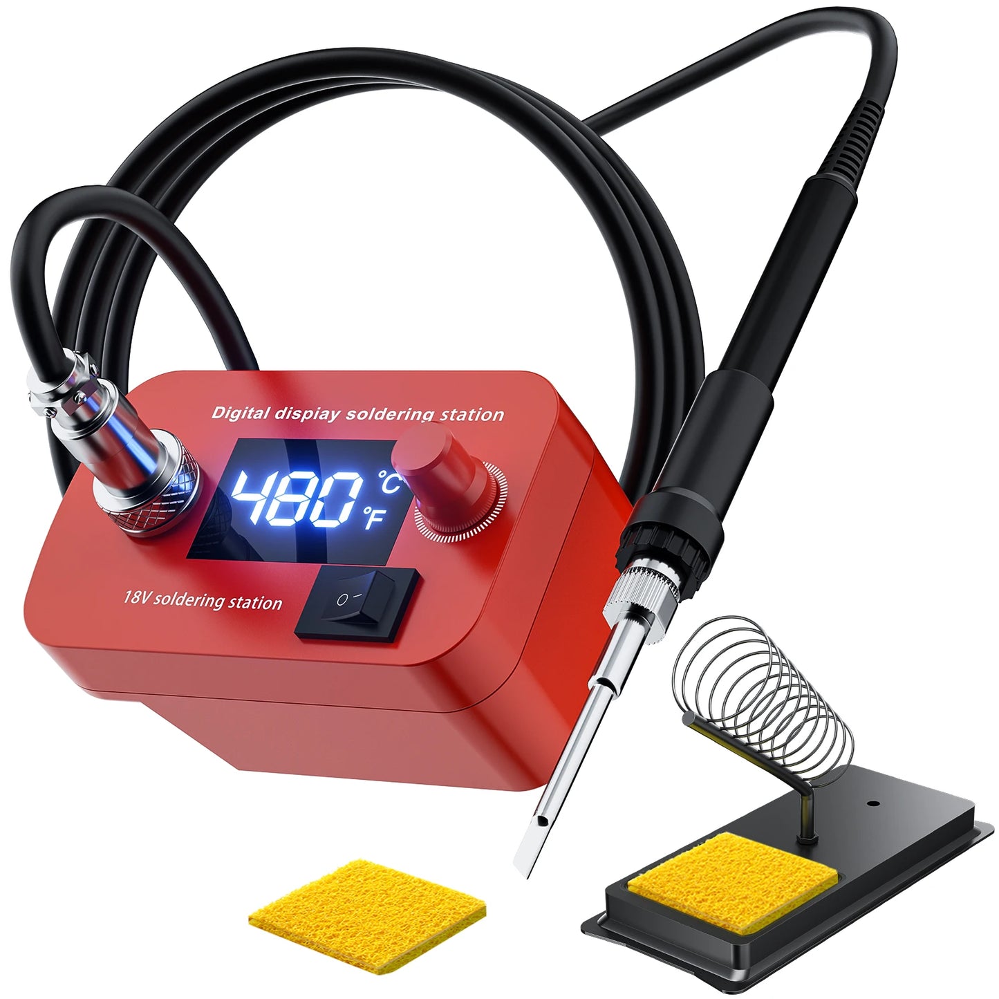 Makita DeWalt Milwaukee Bosch compatible Cordless Soldering lron Temperature Adjustable Electric Welder Kit For DEWALT For Makita For Milwaukee For Bosch 18V Battery