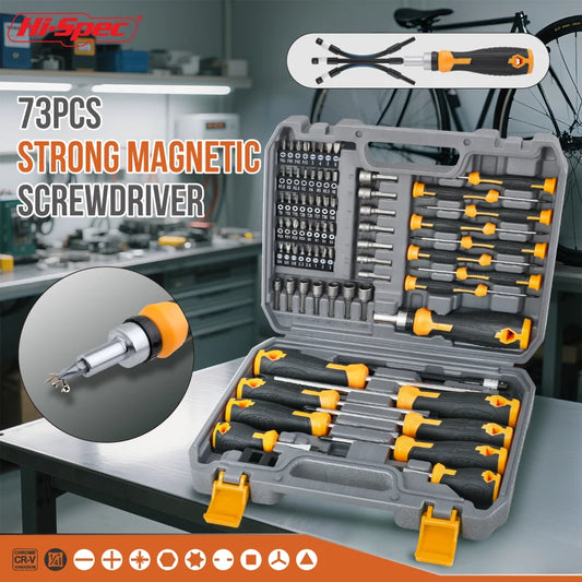Hi-Spec 59pc and 73pc Screwdriver Sets