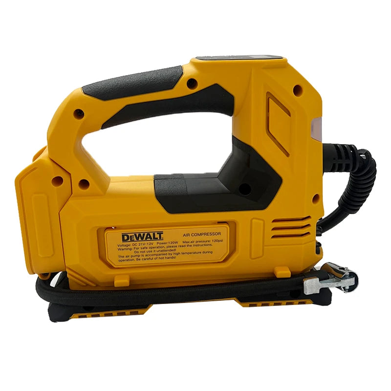 Dewalt 12V 18V 20V Max Portable Tire Inflator Air Pump Rechargeable Compressor Digital Cordless Electric Car Tyre Inflator Tools For 20V Battery