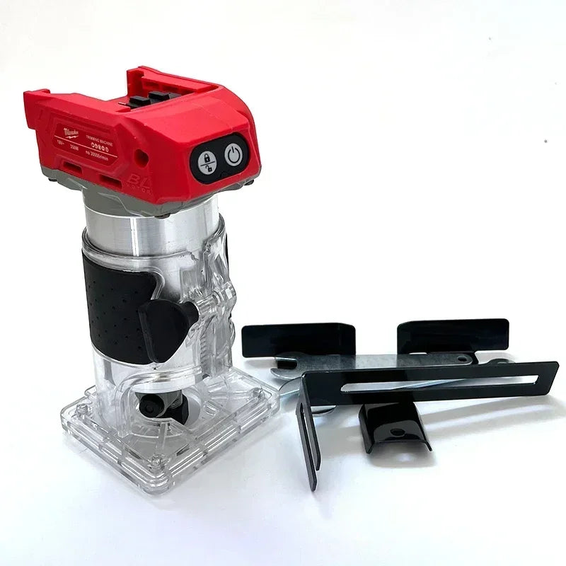 Milwaukee 18V Brushless Electric Router Trimmer Cordless Carpenter Milling Engraving Slotting Machine Carpenter Tool for 18v Battery