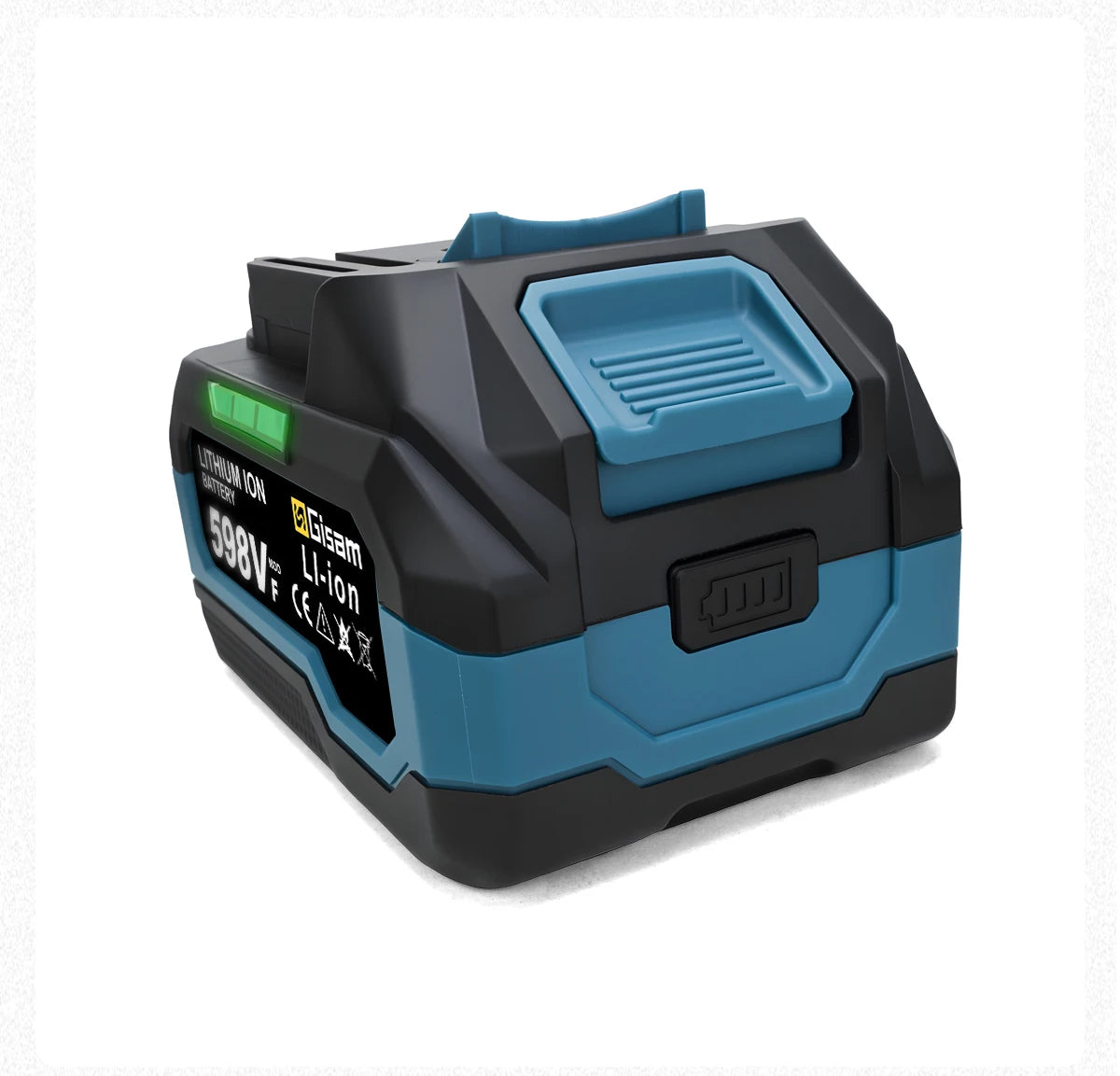 Makita Compatible 18V Gisam Rechargeable Battery 4.0AH 6.0AH Power Tool Lithium battery Led indicator batteries Pack For Makita 18v Battery Pins