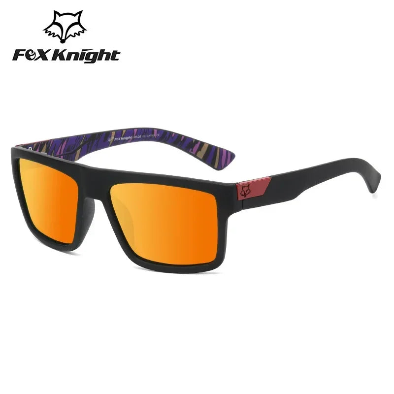 Fox New JV Knight Brand Square Sunglasses Women Men High Quality Glasses Outdoor Riding Fishing Sun Glasses Retro Shades Uv400