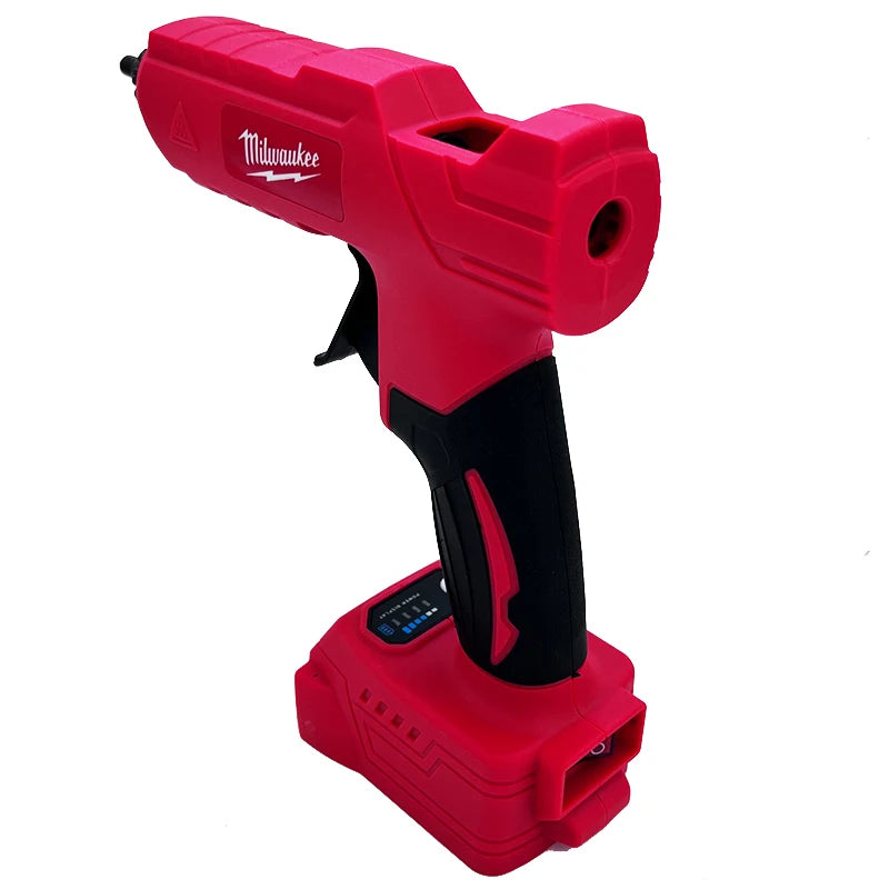 Milwaukee 18V Cordless Electric Handheld Hot Glue Gun Repair DIY Tool Hot Melt Welding Hot Air Gun Anti-scald Nozzle for 20V Battery
