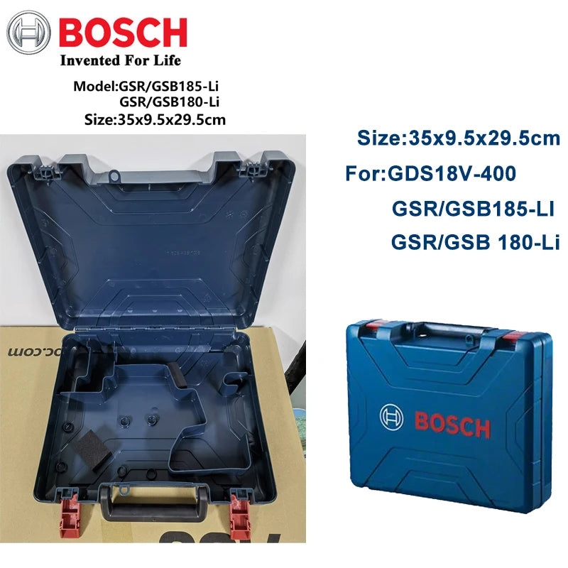 Bosch Portable Toolbox Storage box For Bosch GSR 12V 18V Electric drill Chainsaw Storage Box Plastic Shell Hard Tool Box