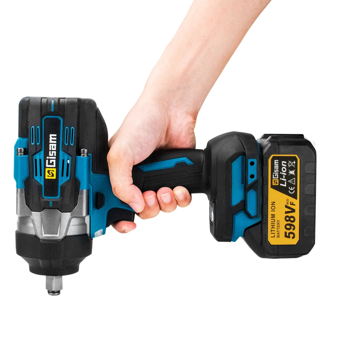 Makita compatible 18V JV Gisam 2800N.M Brushless Electric Wrench 1/2 Inch Cordless Impact Wrench Electirc Screwdriver Drill For Makita 18V Battery Pin