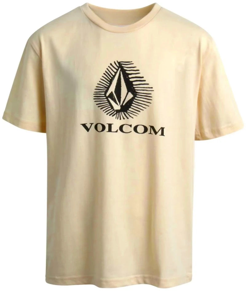 Volcom JV Printed Men Women Cotton T-shirt Luxury Brand Fashion Big Size Top Casual Short Sleeve Streetwear Classic Print Loose Tee 2025