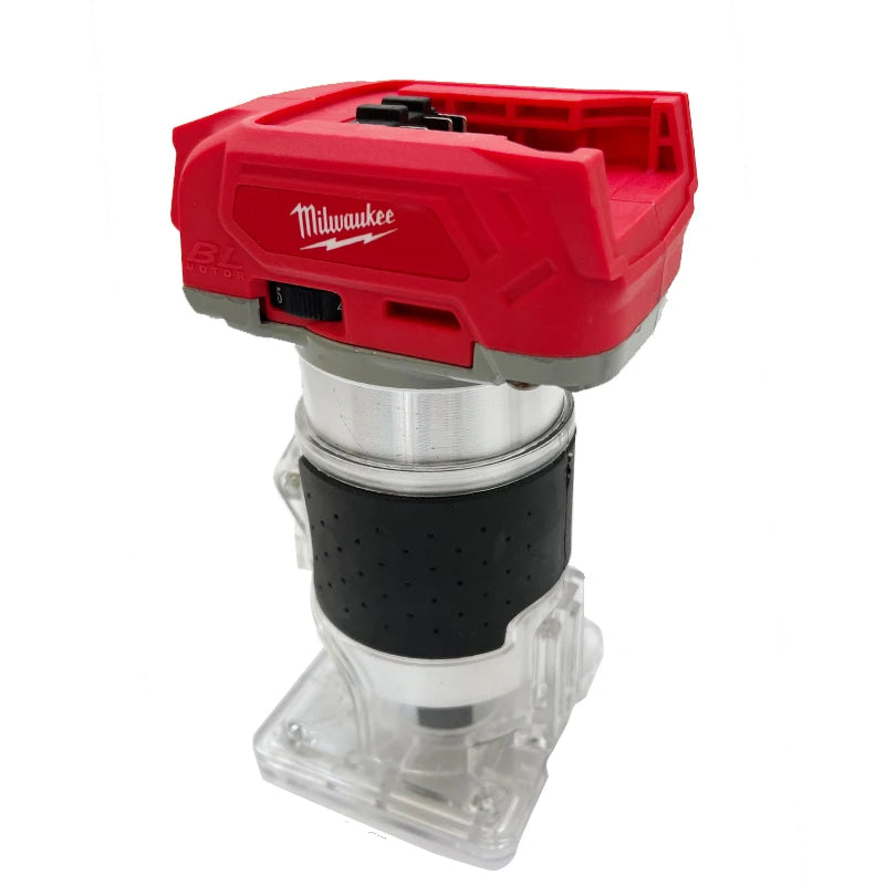 Milwaukee 18V Brushless Electric Trimmer 800W 30000RPM Cordless Compact Router 5-Speeds Woodworking Trimming Machine For 18V Battery