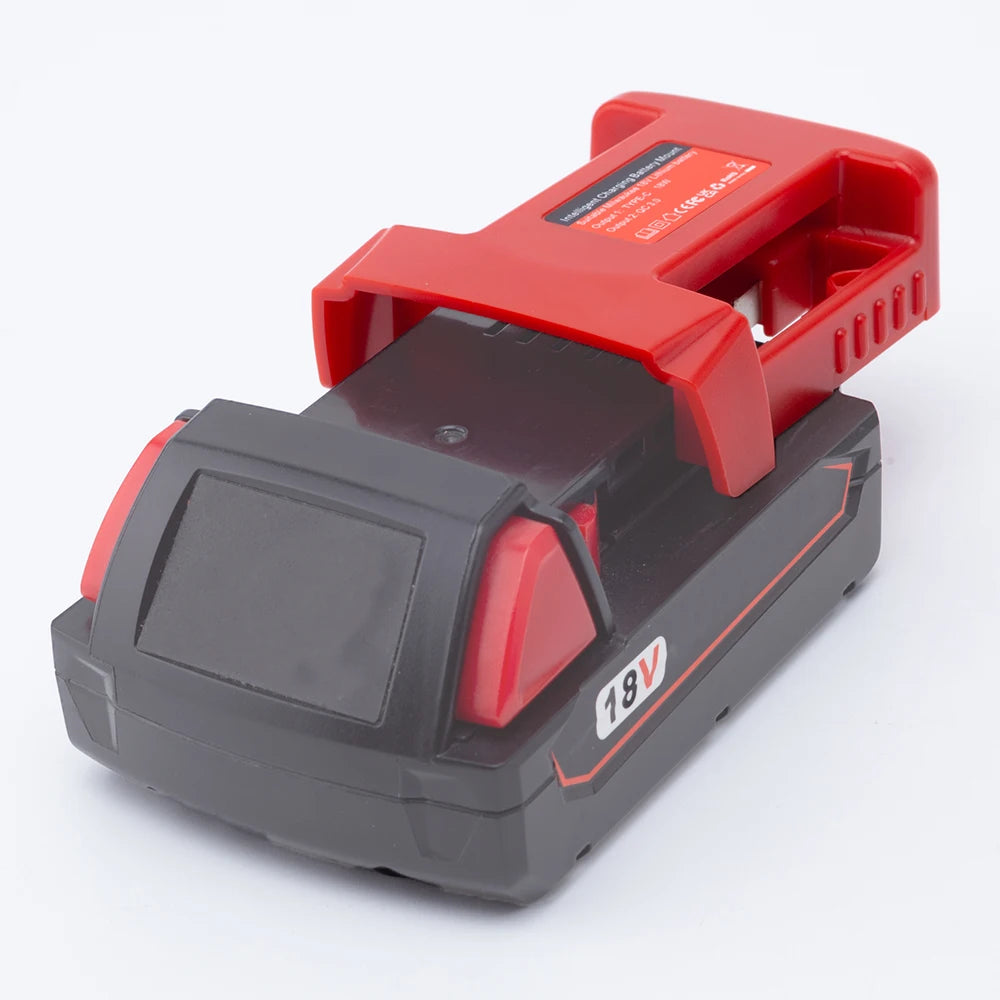 Milwaukee Compatible JV Power Bank Charger  For Milwaukee 18V Lithium Battery With USB With Type-C for Laptop Mobile Phone Fast Charging(NO Battery)