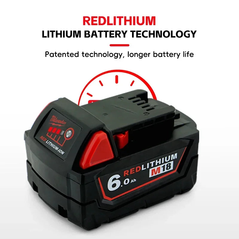 Original Genuine Milwaukee Battery M18B6 6.0Ah 48-11-1860 48-11-1850 M18 Tool Lithium in Original Packaging