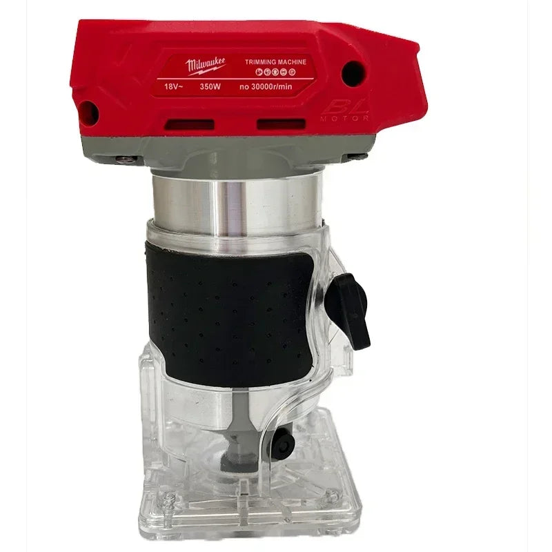 Milwaukee 18V Brushless Electric Router Trimmer Cordless Carpenter Milling Engraving Slotting Machine Carpenter Tool for 18v Battery