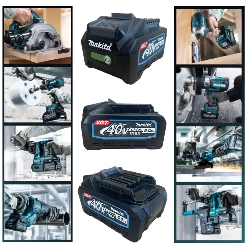 Makita XGT 40V 5.0Ah battery BL4050 - 1Pk and 2Pk