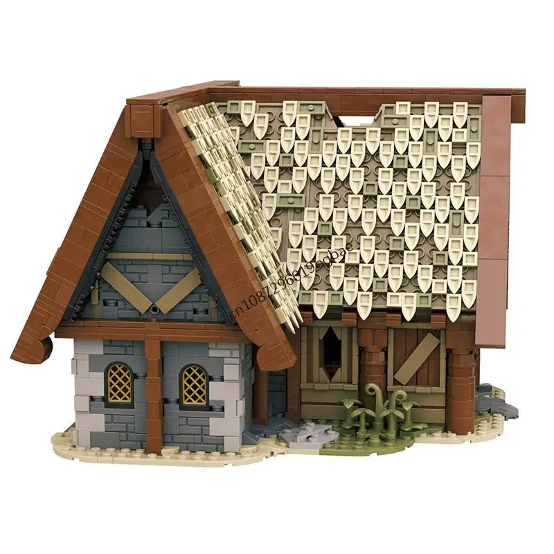 Elder Scrolls JV 2772PCS game Movie Elder Scrolls Skyrim series Vikings Whiterun Breezehome house model creative ideas Toy Assembly Puzzle Gift