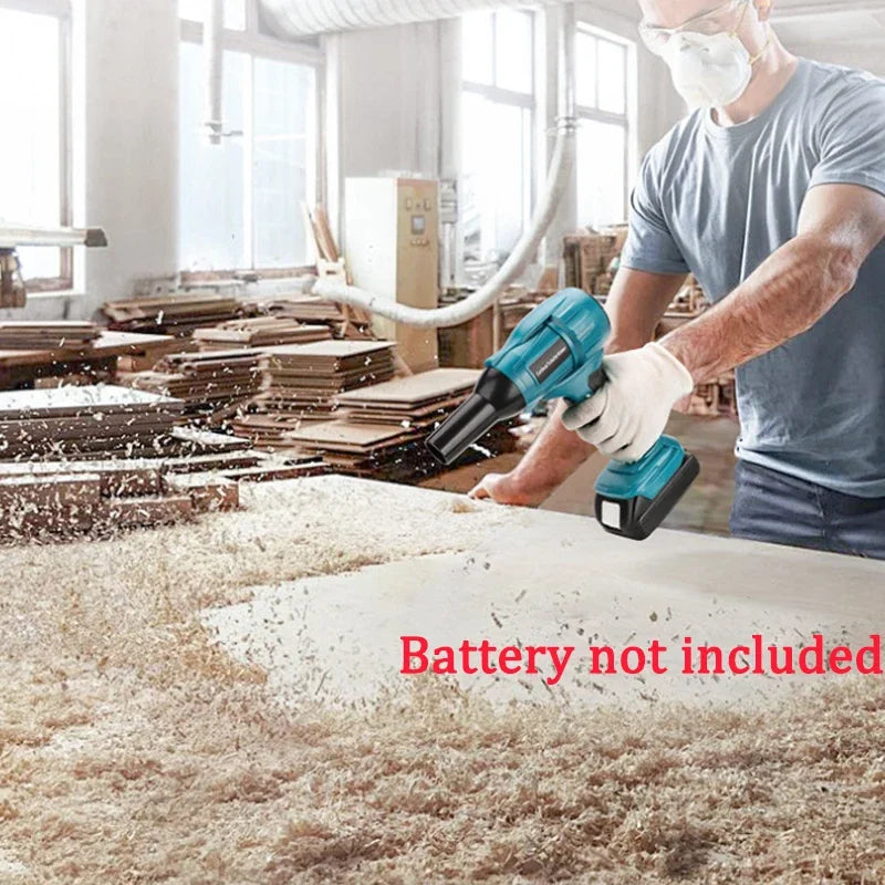 DeWalt Makita Milwaukee Ryobi Bosch Compatible 18V 20V Max JV 350W Jet Blower Portable Violent Turbo Fan For Makita/Dewalt/Milwaukee/Bosch/Ryobi 18V Li-ion Battery Cordless Handheld Fan
