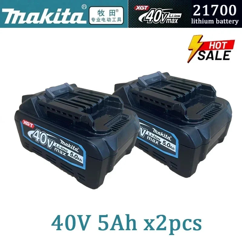 Makita XGT 40V 5.0Ah battery BL4050 - 1Pk and 2Pk