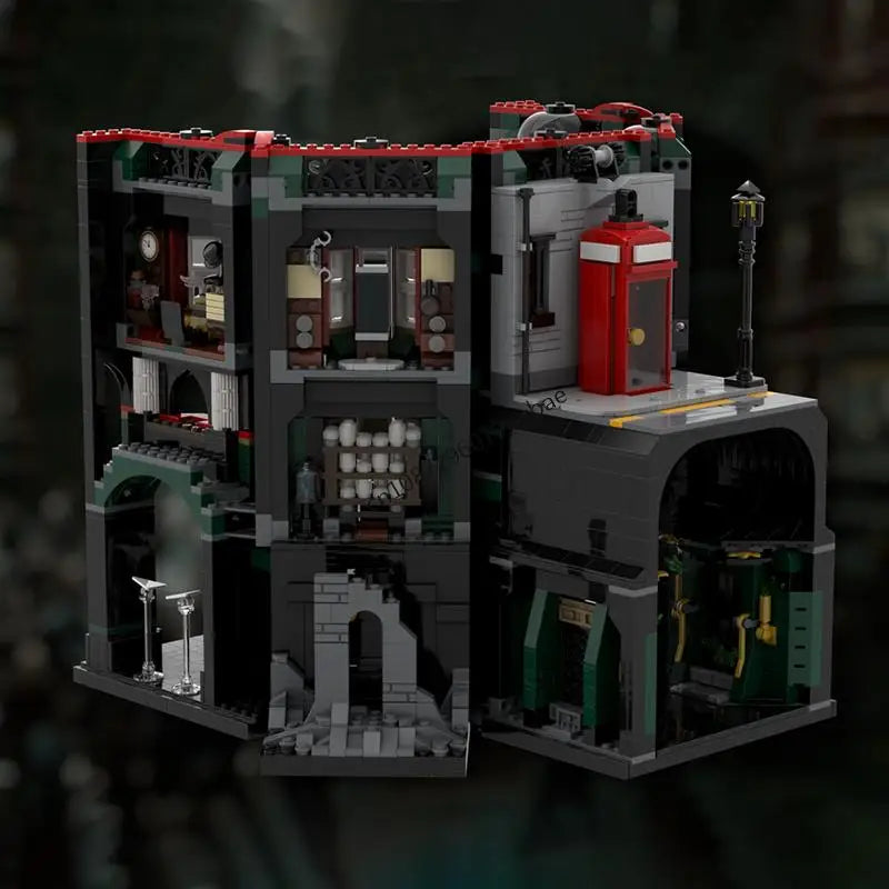 NEW 3400PCS magic Movie Harrying MOC Magic Ministry model DIY creative ideas Child Toy Assembly Puzzle Birthday Gift MOC-76403